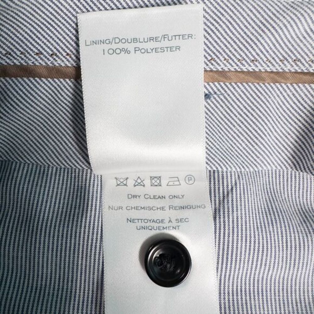 Charles Tyrwhitt Mens Ultimate Performance Suit Pants Charcoal Slim 38W x 29.75L - Picture 15 of 16